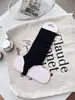 Calcetines sin pies estilo ballet para mujer, calcetines hasta la mitad de la pantorrilla, moda coreana, color liso, adelgazantes, versátiles, estilo fino de primavera y verano, calcetines largos de punta abierta