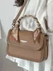 Bolso de Mano Bufanda de Seda Nueva Yuezhi, Bolso Cuadrado Pequeño de Contraste de Color, Bolso de Hombro Cruzado Versátil a la Moda 2026, Bolso de Mujer de Gama Alta