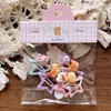 Novos Grampos de Cabelo de Animal Cartoon Fofos para Crianças, Presilhas Coloridas em Formato de Estrela para Meninas, Grampos para Franja, Grampos de Cabelo em uma Bolsa