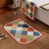 Tapetes de Chão Simples de Lama de Diatomáceas, Tapetes de Chão Domésticos para Banheiro, Tapetes de Chão Absorventes, Tapetes de Chão Antiderrapantes para Porta de Banheiro/Vaso Sanitário