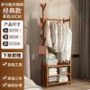 Arara de Roupas com Armário de Armazenamento Casa Quarto Simples Pendurar Roupas Chão Quarto Guarda-Roupa Prateleira de Armazenamento Multifuncional 2026