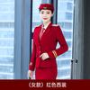 Roupas de outono e inverno esteticista trajes de negócios comissário de bordo roupas de trabalho de hotel homens e mulheres o mesmo uniforme de trabalho de recepcionista caixa
