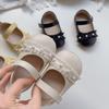 Zapatos de Bebé para Niña Zapatos de Princesa Zapatos Infantiles Estilo Vaquero Suela Blanda Monocapa Zapatos con Velcro Casuales de Moda Zapatos Pequeños de Cuero para Bebés