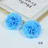 Flores de Clavel Simuladas para Decoración de Bodas, Suministros del Fabricante 5cm Cabezas de Flores de Seda de Clavel para Ventas Transfronterizas