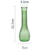 Atacado vaso de vidro com grão vertical de boca pequena transparente hidroponia uma flor flores flores secas arranjo de flores sala de estar mesa pequeno fresco