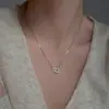 Collar 2022 Nuevo Estilo Cadena para Clavícula de Mujer Estilo Frío Ins Simple Elegante Lujo Accesible Diseño de Nicho Estilo Exquisito