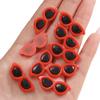 Acessórios para óculos de sol redondos de acrílico com tema de amor, joias artesanais DIY, acessórios para olhos de bonecos de pelúcia