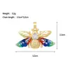 [Oro Real de Cobre] Joyería Artesanal DIY de Exportación Transfronteriza Personalizada de Gama Alta Accesorios de Colgante Microincrustados de Circonio de Cobre