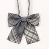 Gravata Borboleta Jk Feminina Estilo Japonês Uniforme Xadrez Colarinho Pequeno Floral Estilo Colegial Camisa Uniforme Escolar Sem Costura Preguiçosa Roupa de Marinheiro Gravata Borboleta