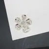 Flor de Cinco Pétalos Totalmente Diamantada Accesorios de Aleación DIY Pegatinas para Funda de Teléfono Accesorios Hechos a Mano DIY Dijes para Zapatos Materiales para Accesorios de Cabello Accesorios