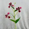Nuevas Flores Artificiales para Boda y Decoración del Hogar, Pequeñas Orquídeas Iris Estilo Pintura al Óleo, Flores Falsas para Escaparates de Centros Comerciales y Arreglos de Paisajismo
