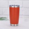 Taza termo de doble capa de acero inoxidable 304 transfronteriza, taza de agua portátil para coche, simple 20 oz, taza para coche, taza ice bully, logo