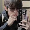 Gafas Piushuai de Miopía que Cambian de Color para Hombre, Elegantes Gafas Planas Antiluz Azul de Media Montura, Monturas de Gafas Retro