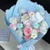Papel Artesanal Puro com Padrão de Água, Papel Amassado em Relevo com Arte Floral, Materiais Atacado para Floriculturas, Papel de Embrulho com Textura Tingido Naturalmente