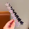 Parche para Flequillo de Frente con Forma de Corazón y Estrella de Cinco Puntas para Niños, Herramienta Extensible para Ordenar el Cabello para Niñas y Bebés, Parche Mágico para el Cabello No Dañino