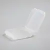Suministro directo de fábrica caja de almacenamiento de tapones para los oídos transparente mini para el hogar con tapa caja de almacenamiento cuadrada para joyas pendientes venta al por mayor