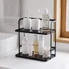 Estante de Almacenamiento de Condimentos Estilo Japonés Transfronterizo Estante para Encimera de Cocina Organizador de Doble Capa para Condimentos y Botellas de Aceite