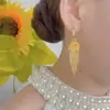 Pendientes de Borla de Rosa de Lujo de Gama Alta con un Colgante Super de Hada, Pendientes de Moda de Gama Alta con Temperamento Antiperdida