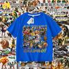 Camiseta Infantil Ropa Hombre Palo de Madera Tongtongge Montaña y Mar Extranjero Abstracto Camisa Clásica de Manga Corta Verano para Niños Tendencia Ins