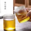Sala de Estar Jarra Grande Taza Tetera de Agua Juego Hogareño Vidrio de Borosilicato Alto Tetera de Agua Fría Gran Capacidad Jarra de Bebida Ámbar