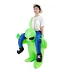 Fantasias Infláveis de Alien Abraçando Pessoa para Festa de Halloween Cosplay Adereços Engraçados Entrega Direta da Fábrica