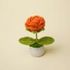 Girassol Acabado Planta em vaso Tecido à mão Buquê de flores Terminado Flor Eterna Dia dos Professores Dia das Crianças Presente Mercado Noturno Stall