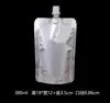 Bolsa con Boquilla de Papel de Aluminio Puro Bolsa Dispensadora de Líquidos de Agua Rica en Hidrógeno Bolsa Espesada para Leche de Soya Bolsa de Empaque para Llevar Cerveza Jugo Bebida
