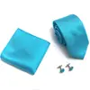 AliExpress EBAY 7.5cm corbata de negocios set de corbata para hombre boda corbata de poliéster caja de regalo fabricantes