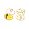 Colgante de Gota de Aceite de Flor de Miel Abeja Nueva Accesorios de Joyería de Aleación DIY Colgante Pequeño para Collar Pulsera Venta Caliente Transfronteriza