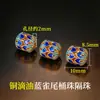 Accesorios de oro de 18k chapado, no se decoloran, color oro arena, accesorios con cuentas, materiales para manualidades, cuentas espaciadoras color oro arena, cuentas para pulseras, accesorios para joyería
