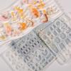 Molde de pingente em forma de gota de cristal faça você mesmo molde de silicone em forma de gota oval em arco de cogumelo brinco pingente