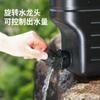 Cubo de Agua Exterior de PE de 12L con Grifo Almacenamiento de Agua Doméstico Agua Potable Plástico de Grado Alimenticio Cubo Vacío Camping en Coche
