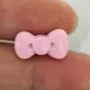 Desenho Laço Tinta Joia Acessórios com Contas Gato Hello Kitty Corrente para Celular Pingente Pequeno Semi-Acabado