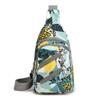 Nova Bolsa de Peito Multicamadas Tendência e Fashion para Mulheres, Bolsa de Ombro Simples e Leve em Tecido de Nylon, Mochila Transversal Casual Estilo Coreano para Viagem