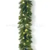 Guirlanda de Frutas Vermelhas de Natal 180cm/ 2,7m Encriptada Vermelha Decoração de Natal Guirlanda de Porta Guirlanda de Porta