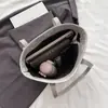 Bolsa de trabalho de alta qualidade, bolsa de grande capacidade para mulheres, nova bolsa de ombro versátil casual para outono e inverno, bolsa tote para estudantes universitárias