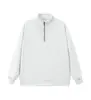 Sudadera con cuello alto y media cremallera, holgada, casual y cómoda, ropa de grupo del mismo estilo para hombres y mujeres, camisa cultural con logo bordado imprimible