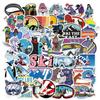 50 pegatinas graffiti SKI de tabla simple doble deportes de aventura al aire libre gafas de SKI papelería pegatinas decorativas impermeables