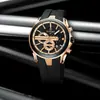 Reloj Deportivo de Cuarzo Multifuncional Genuino de Recompensa Resistente al Agua Luminoso Cronógrafo Reloj para Hombre Soporta Dropshipping