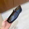 Zapatos de vestir planos de suela blanda con tacón bajo de estilo coreano 2025, Zapatos Mary Jane planos de punta cuadrada de estilo francés, Mocasines de estilo universitario