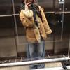 Casaco de Lã de Cordeiro Reversível Shearling Muito Estiloso para o Início do Inverno para Mulheres, Jaqueta Biker Aconchegante Nova para Outono e Inverno 2026