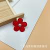 Punto 2.5cm Tela Bordada Pequeña Flor de Ciruelo Accesorios diy Hecho a Mano Flor Pequeña Muñeca Confundida Accesorios para Ropa