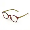 Estilo Coreano Ultra-Ligero Marco Redondo Pequeño de Tr90 para Mujer con Graduación, Marco de Gafas Retro Artístico para Hombre Danyang 6873 Oval