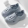 Material EVA Sapatos de Furo de Verão Pai-Filho Casa Solado Grosso Uso Externo Crianças Meninos Meninas Sandálias Anti