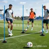 Postes de Obstáculos para Entrenamiento de Agilidad de Fútbol Transfronterizos, Postes Marcadores Multiescenario, Marcadores de Circuito de Obstáculos, Equipo de Entrenamiento al por Mayor