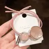 Coreanos Dongdaemun Modernos Gomas para el Cabello Transparentes de Perlas de Gel Accesorios para el Cabello Cuerda para el Cabello de Adulto para Mujer Brillo Cielo Nocturno