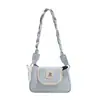 Bolso Cuadrado Pequeño Dulce de Moda Transfronterizo para Mujer, Nuevo Modelo Verano 2026, Bolso de Hombro de Encaje de Color Sólido, Bolso Cruzado para el Trabajo