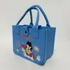 Bolsa Nova de Feltro Transfronteiriça Bolsa para Presente de Lua Cheia de Bebê Bolsa Tote de Feltro com Desenhos Bolsa de Compras Estampada