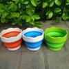 Mini Taza para Cebo de Pesca Taza Plegable Taza para Pinceles de Arte Cubo para Lavar Taza Plegable de Silicona para Cebo Taza Medidora Pincel de Pintura Cubo para Lavar