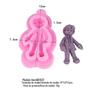 Bk1031 Molde de Silicone para Decoração de Menino Venda Direta da Fábrica